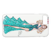 Mode schets - Sarah Jessica Parker. Case-Mate iPhone Case (Achterkant (Horizontaal))
