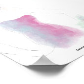 Mode schetsen - Blend dress Poster (Hoek)