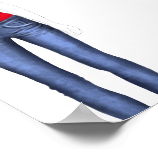 Mode schetsen - Denemarken Poster (Hoek)