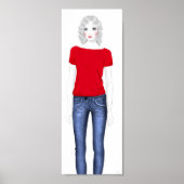 Mode schetsen - Denemarken Poster (Voorkant)