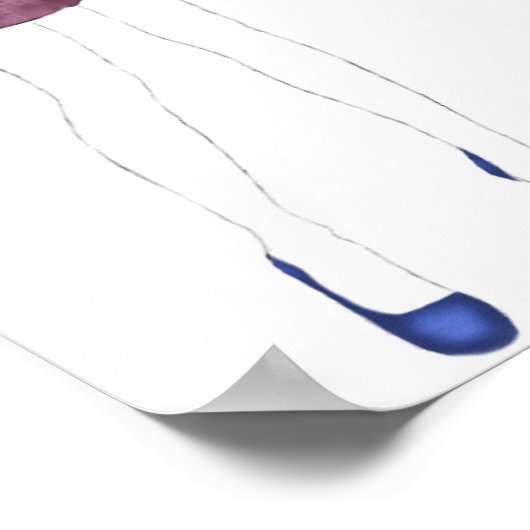 Mode schetsen - Ruffle Dress Poster (Hoek)