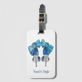 Mode schoen Bagagelabel