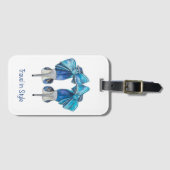 Mode schoen Bagagelabel (Voorkant (horizontaal))