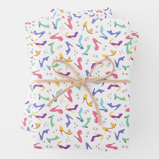 Mode schoenen inpakpapier vel (In situ)