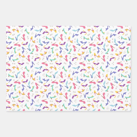 Mode schoenen inpakpapier vel (Voorkant)