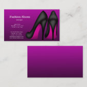 Mode schoenen visitekaartje (Voorkant / Achterkant)