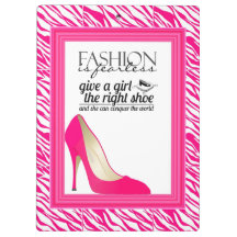 Mode - schoenen - Zebra klembord