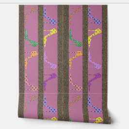 Mode Schoenplanken Wallpaper Border BP Roze Behang