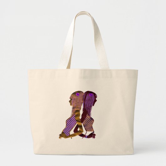 Mode Schoonheid Grote Tote Bag (Voorkant)