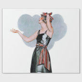 Mode Schoonheid in de regen door C Coles Phillips Cadeaupapier (Vlak)