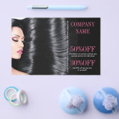 mode schoonheidssalon kapper Haarstylist Flyer (Enkel)