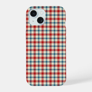 Mode Schotse ruit iPhone 15 Case