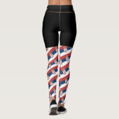 Mode Servië/Servische vlag/sportfan Leggings (Achterkant)
