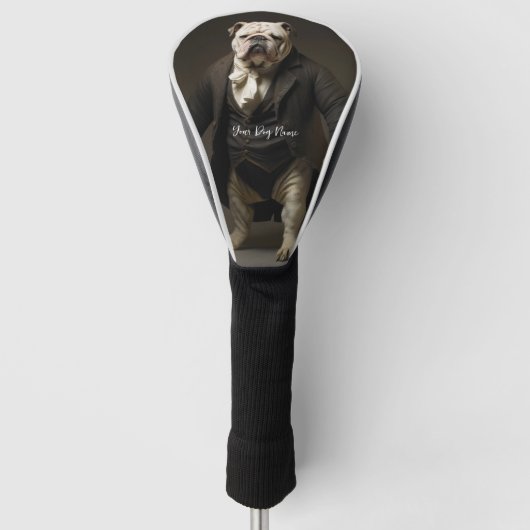 Mode Show, Bulldog 01 - Jonathan Bonheur Golfheadcover (Voorkant)