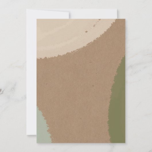 Mode Show Charity Event Dress Form Abstract Kaart (Achterkant)