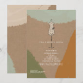 Mode Show Charity Event Dress Form Abstract Kaart (Voorkant / Achterkant)