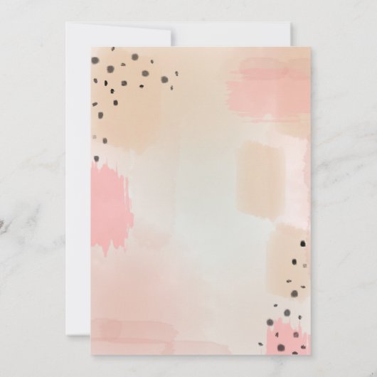 Mode Show Charity Event Dress Form Pink Kaart (Achterkant)