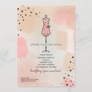 Mode Show Charity Event Dress Form Pink Kaart