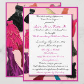 Mode Show en Luncheon Aangepaste uitnodigingen (Voorkant / Achterkant)