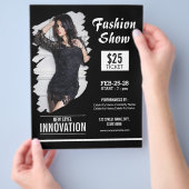 Mode Show Flyer / Uitnodiging (Hand)