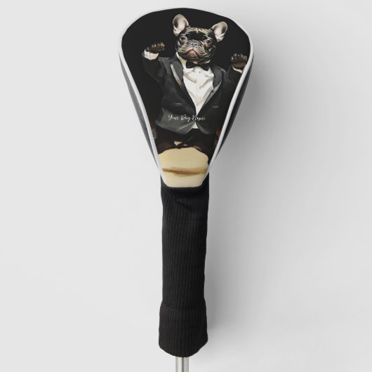 Mode Show, Franse Bulldog 03 - Jonathan Bonheur Golfheadcover (Voorkant)