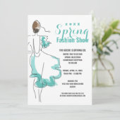 Mode Show | Gebeurtenis seizoensgebonden Collectie Kaart (Staand voorkant)