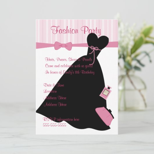 Mode Show Kaart (Staand voorkant)