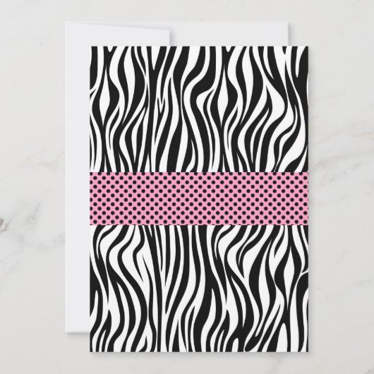 Mode show maakt verjaardagsuitnodiging op kaart (Achterkant)