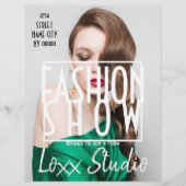 Mode Show Model Kleding Flyer (Voorkant)