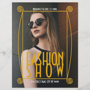 Mode Show Model Kleding Flyer