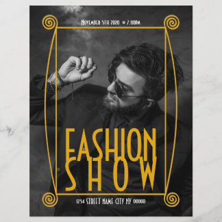 Mode Show Model Kleding Flyer