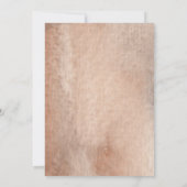 Mode Show Uitnodigingen Waterverf Stijl (Achterkant)