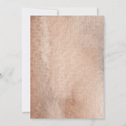 Mode Show Uitnodigingen Waterverf Stijl (Achterkant)