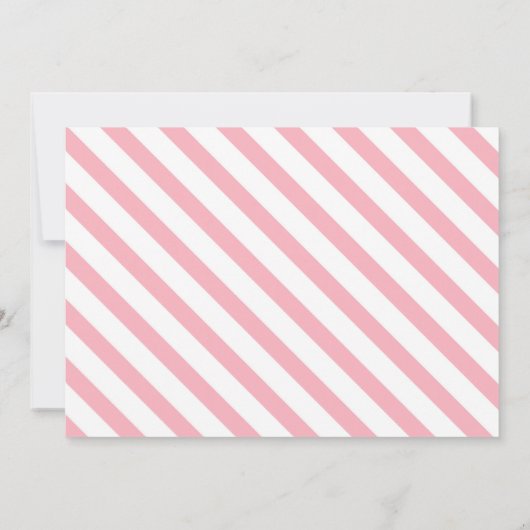 Mode show verjaardaguitnodiging kaart (Achterkant)