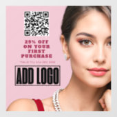 Mode Sieraden Zakelijke Promotie QR Code Raamsticker (Vel)