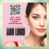 Mode Sieraden Zakelijke Promotie QR Code Raamsticker (Vel 3)