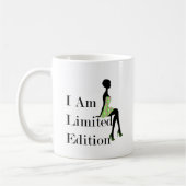 Mode Silhouette I Am Limited Edition Quote Koffiemok (Links)
