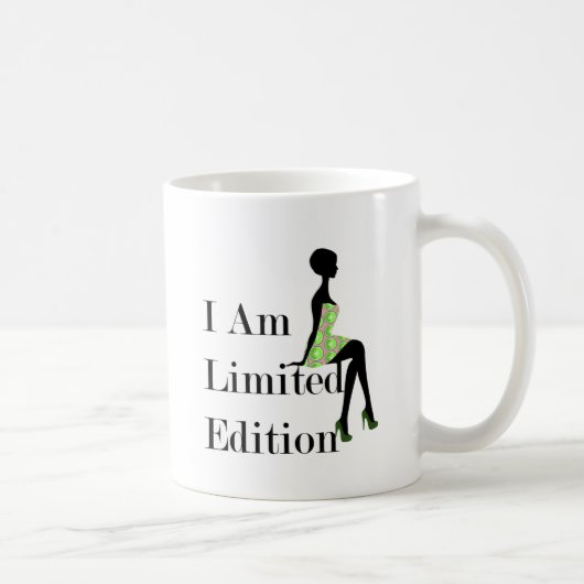 Mode Silhouette I Am Limited Edition Quote Koffiemok (Rechts)