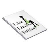 Mode Silhouette I Am Limited Edition Quote Notitieboek (Rechterzijde)