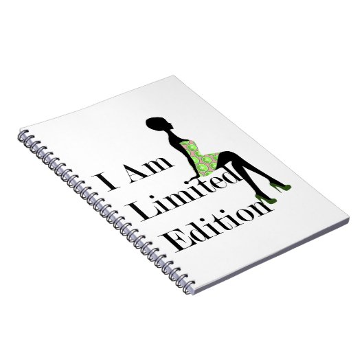 Mode Silhouette I Am Limited Edition Quote Notitieboek (Rechterzijde)
