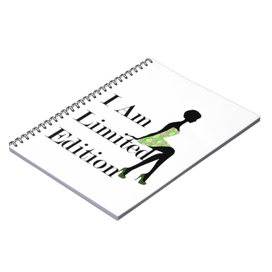 Mode Silhouette I Am Limited Edition Quote Notitieboek (Linkerzijde)