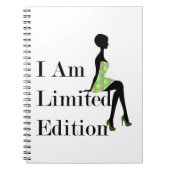 Mode Silhouette I Am Limited Edition Quote Notitieboek (Voorkant)