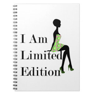 Mode Silhouette I Am Limited Edition Quote Notitieboek