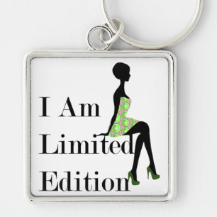Mode Silhouette I Am Limited Edition Quote Sleutelhanger