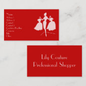 Mode Silhouette Visitekaartje (Voorkant / Achterkant)