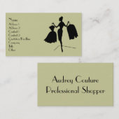 Mode Silhouette Visitekaartje (Voorkant / Achterkant)