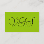 Mode Silhouette Visitekaartje (Achterkant)