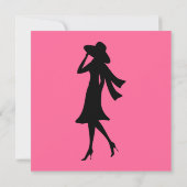 Mode Silhouettes Kaart (Achterkant)