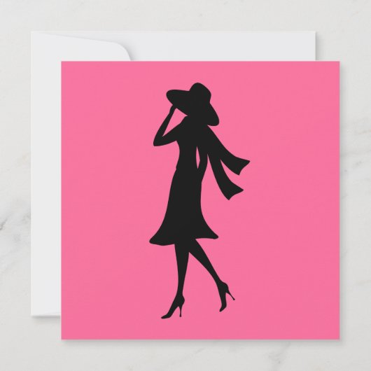 Mode Silhouettes Kaart (Achterkant)