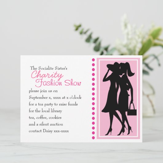 Mode Silhouettes Kaart (Staand voorkant)